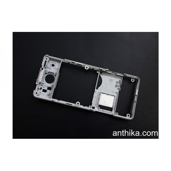 Sony Ericsson K770 K770i Kasa Original Middle Cover Gray Used