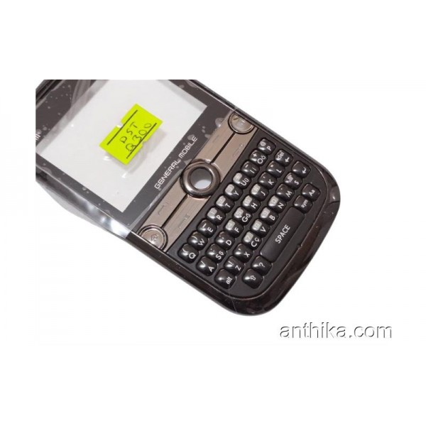 General Mobile DST-Q300 Q300 Kapak Tuş Original Front Cover Black New