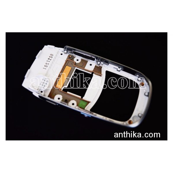 Samsung D600 Alt Tuş Çerçeve Original Keypad Frame Silver New