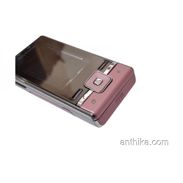Sony Ericsson T715 Kapak Kasa Tuş Ericsson T715 Full Housing Pink New