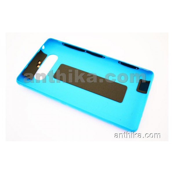 Nokia Lumia 820 Kapak NFC Anten Original Battery Cover Blue New