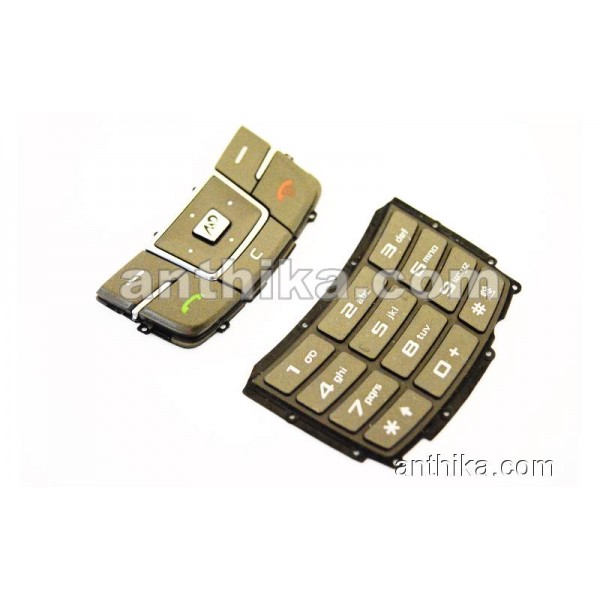 Samsung D880 D888 Tuş Original Keypad Grey Used