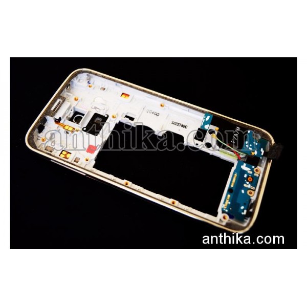 Samsung Galaxy S5 Mini Duos SM-G800 Kasa Original Middle Cover Used
