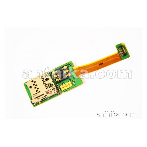 Nokia E65 Sim Kart Micro SD Yuvası Flex Film Orig...