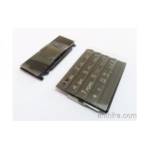Nokia 8800 Black Arte Tuş Takım Orjinal Keypad
