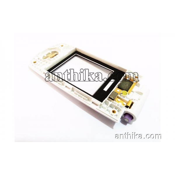 Samsung B310 Ekran Çerçeve Lens Original Lcd Display Frame White New