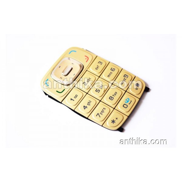Nokia 6131 Tuş Original Keypad Gold New