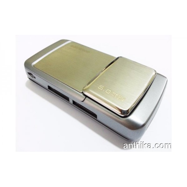 Samsung G800 Kapak Kasa A++Kalite Housing Silver