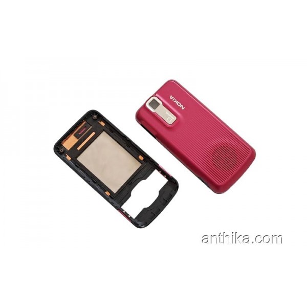 Nokia 7100 7100s Kapak Kasa Original Housing Black Pink New Condition