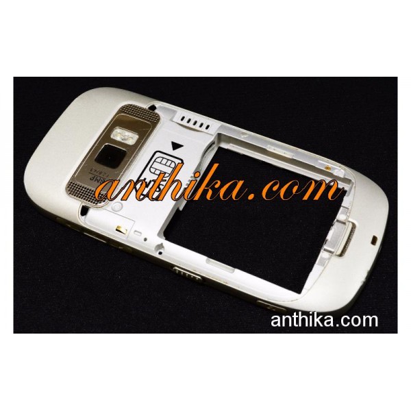 Nokia C7 Kasa Original Middle Cover Frame White Us...