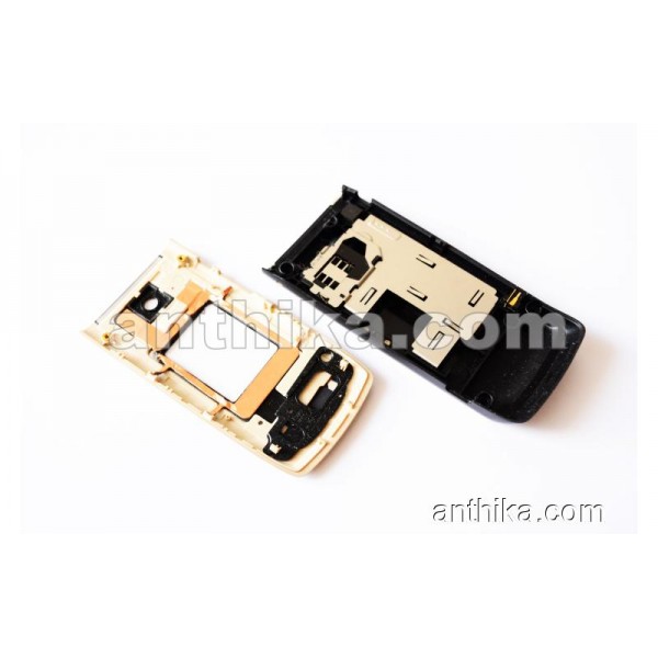Nokia 6555 Fold Kapak Kasa Original Housing Gold New