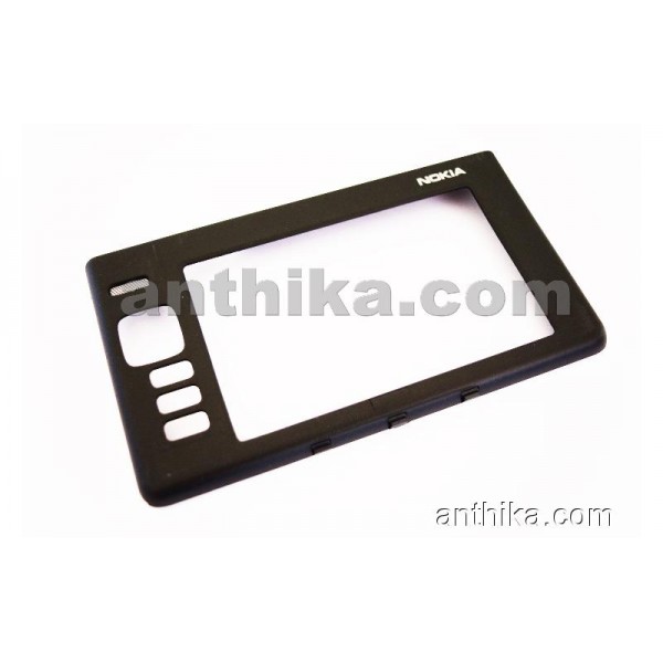 Nokia N770 Kapak Original Front Cover Black New 02...