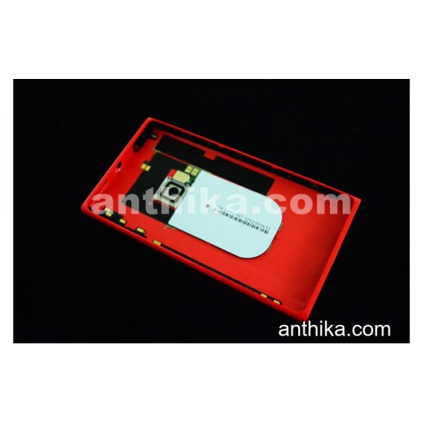 Nokia Lumia 920 Kapak Kasa Original Unibody Back Cover Red Used