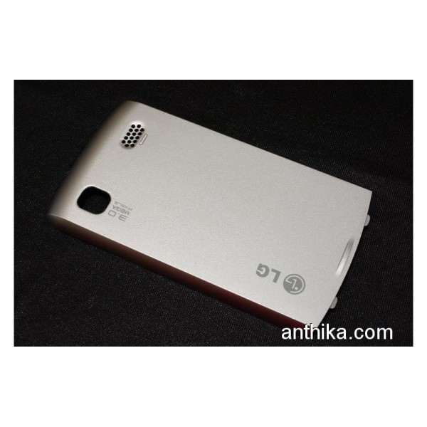 LG GW520 Kapak Orjinal Battery Cover Silver New