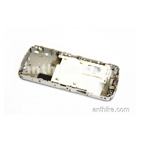 Nokia 3109 Classic Kasa Soket Mikrofon Original Middle Cover Grey New