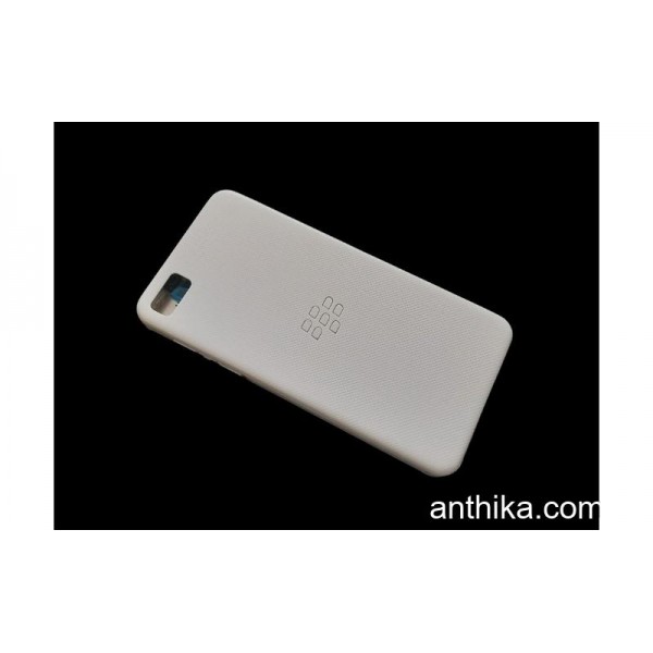 Blackberry Z10 Kapak Kasa Kılıf Original Housing White with Verizon Logo