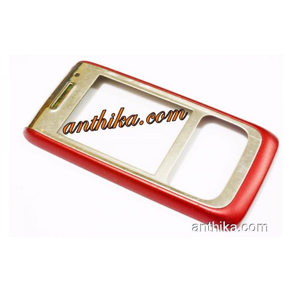 Nokia E65 Kapak Original Front Cover Red Used 0250...