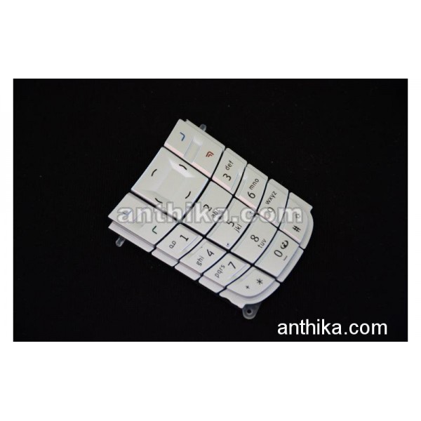 Nokia 3120 Tuş Original Keypad Silver New