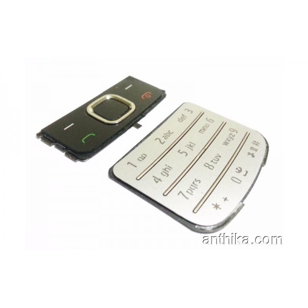 Nokia 6700 Classic Tuş Takım Orjinal Keypad Silv...