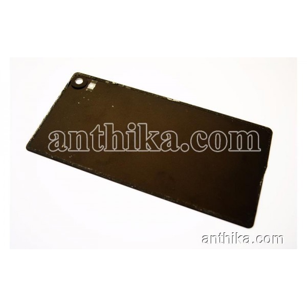 Sony Xperia Z1 C6903 Kapak Original Battery Cover Black Used 1276-6948