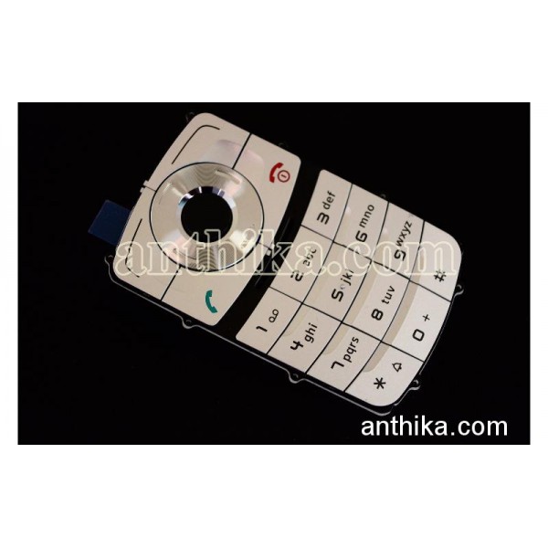 Siemens SF65 Tuş Original Keypad Silver Black New