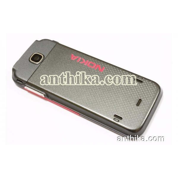 Nokia 5310 Kapak Kasa Tuş Orjinal Full Housing Black Red Used