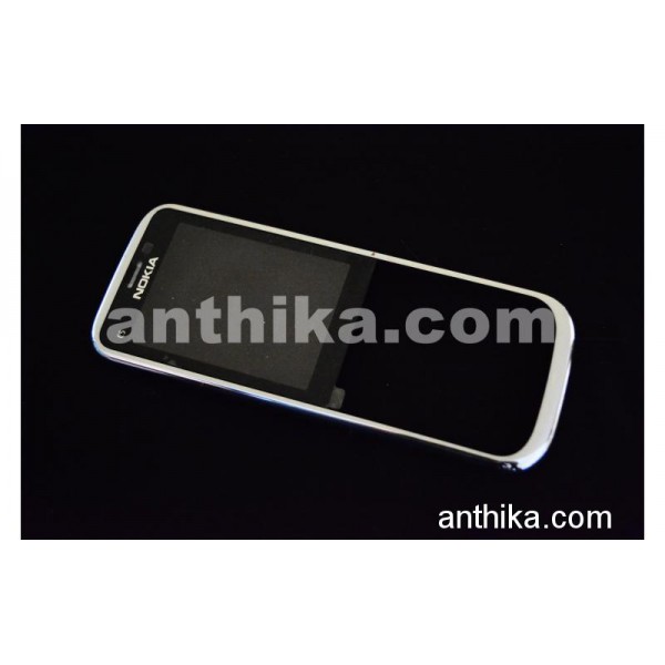 Nokia C5 C5-00 Kapak Original Front Cover Dark Gre...