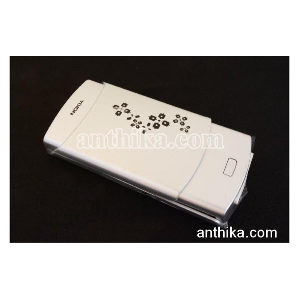 Nokia N72 Kapak Tuş Orjinal Kalitesinde Xpress On Cover Silver New