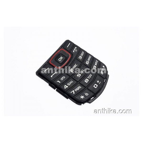Samsung E1080 Tuş Original Keypad Black Red New