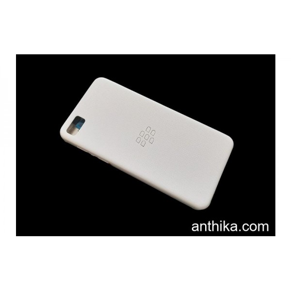 Blackberry Z10 Kapak Kasa Original Housing White with Verizon Logo