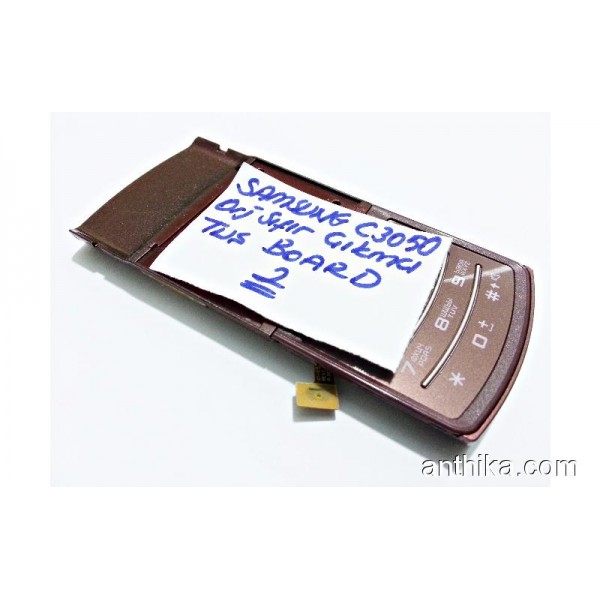 Samsung C3050 Orjinal UI Tuş Board Flex Red-2