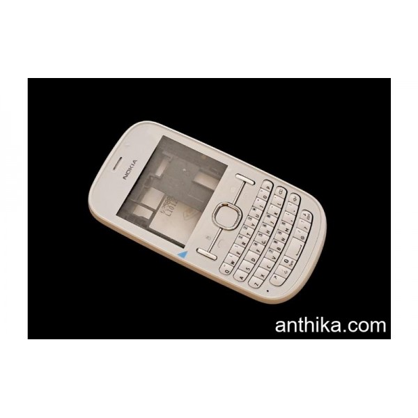 Nokia Asha 200 Kapak Kasa Tuş Original Full Housi...