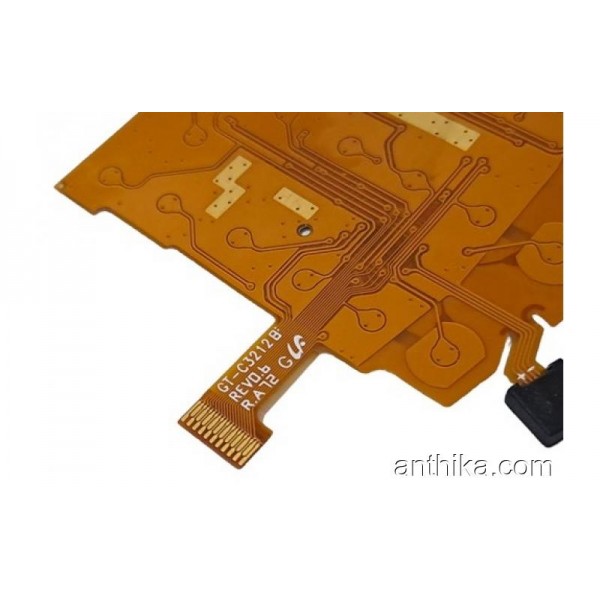 Samsung c3212 Tuş Board Flex Mikrofon Original Ui Keypad Board Flex Cable