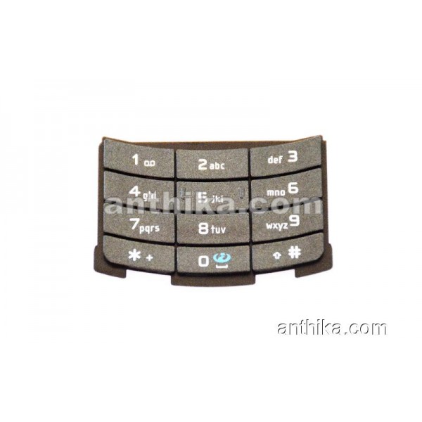 Nokia N80 Tuş Original Numeric Keypad Dark Grey N...
