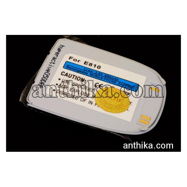 Samsung E810 Batarya Pil Battery Silver New BST117...