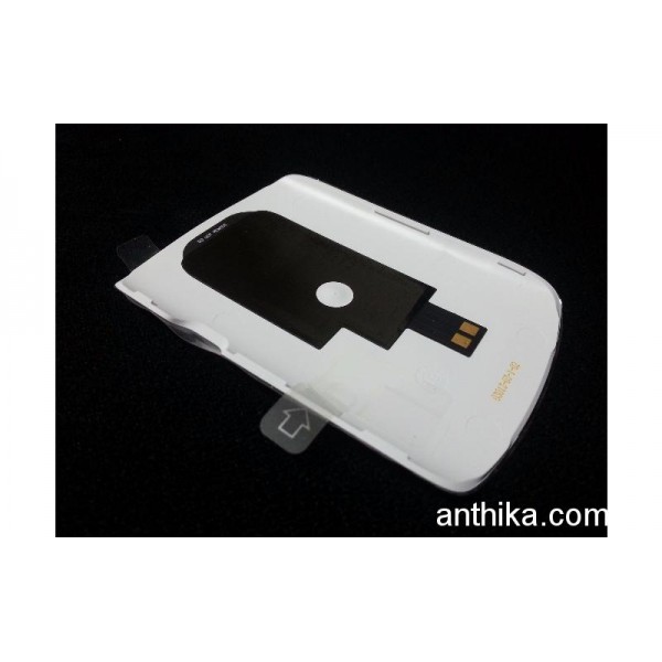 Blackberry 9360 Curve Kapak KVK Depodan Orjinal Battery Cover White