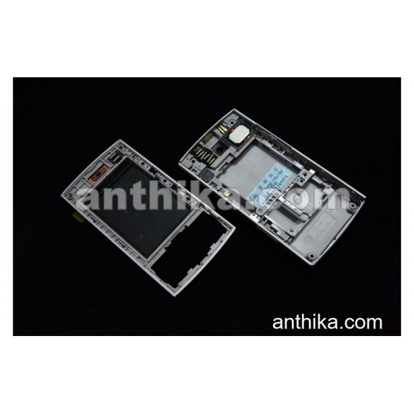 Nokia X3 X3-00 Kapak Kasa Buzzer Original Housing Silver New