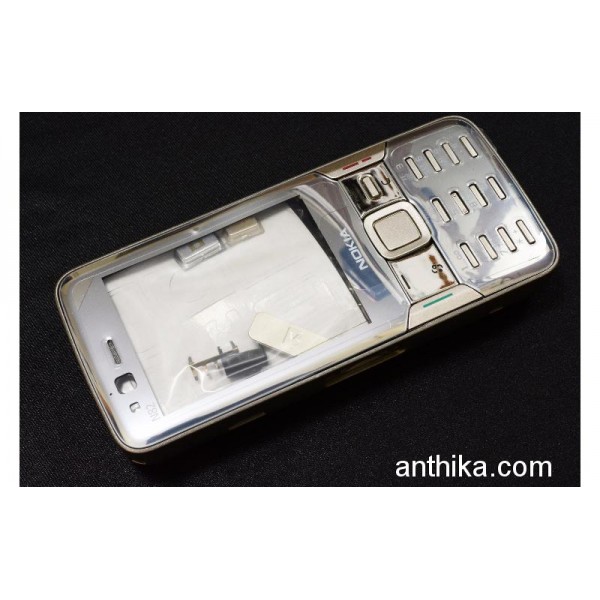 Nokia N82 Kapak Kasa Tuş Orjinal Kalitesinde Full Housing Silver New