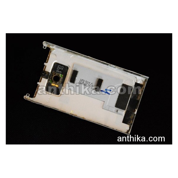 Sony Xperia P LT22i Kasa Kapak Original Middle Frame Silver Used 1252-5114