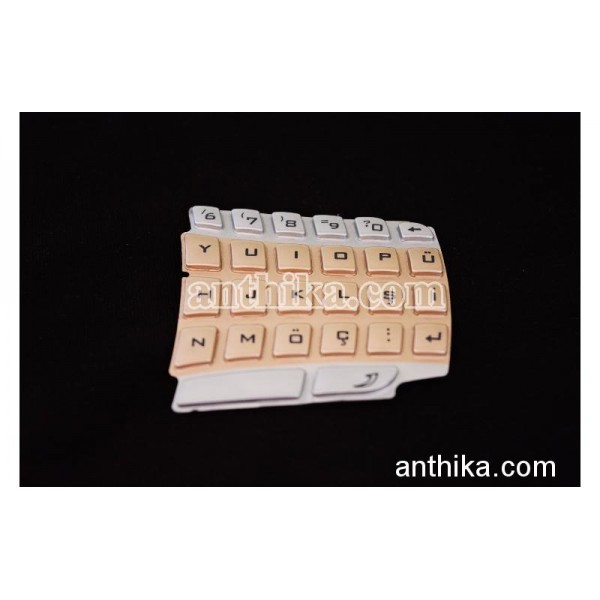 Nokia 6810 Tuş Klavye Original Keypad Gold New