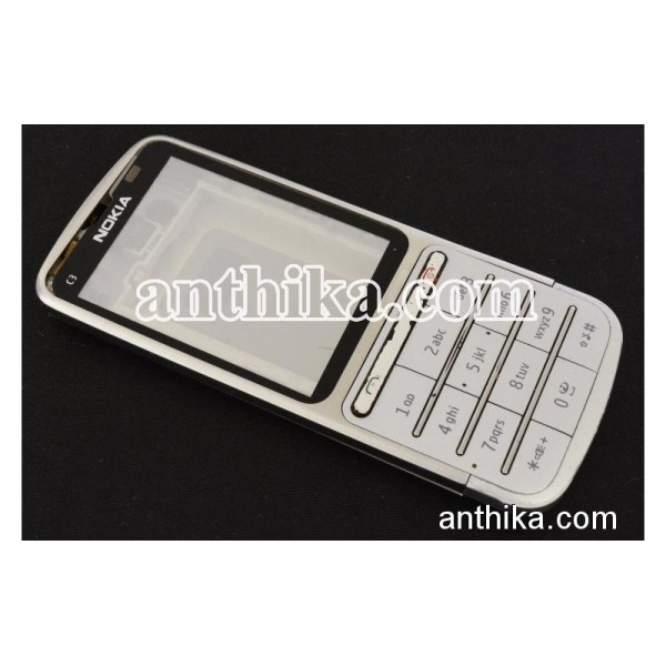 Nokia C3-01 Dokunmatik Kapak Kasa Tuş Orjinal Tou...