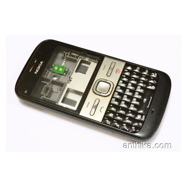 Nokia E5 Kapak Kasa Tuş Orjinal Full Housing Blac...