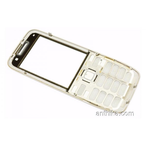 Nokia E52 Kapak Tuş Orjinal Xpress On Front Cover Gray Used