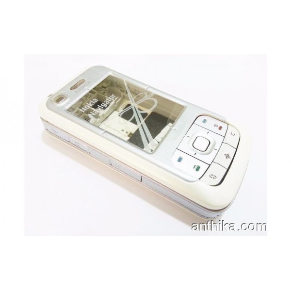 Nokia 6110 Navigator Kapak Tuş Kasa A++Kalite Full Housing White