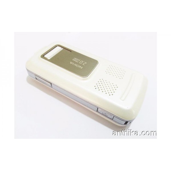 Nokia 6110 Navigator Kapak Tuş Kasa A++Kalite Full Housing White