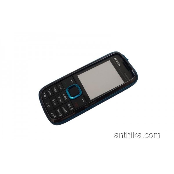 Nokia 5130 Kapak Kasa Tuş High Quality Full Housing Black Blue New