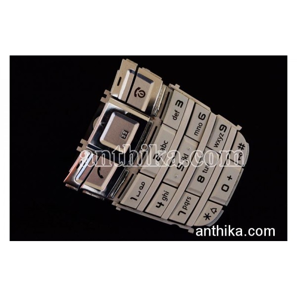 Siemens A75 Tuş Original Keypad Silver New