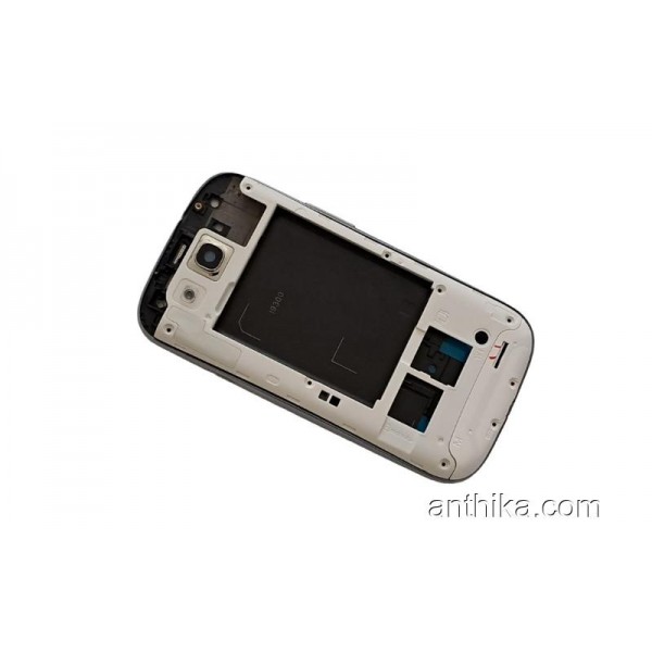 Samsung i9300 Kasa Ekran Çerçeve Galaxy S3 Kasa Gri
