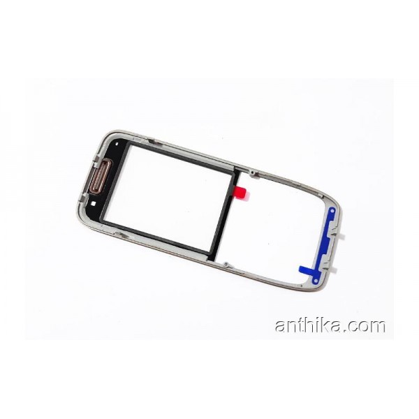 Nokia E52 Kapak Original Front Cover Gold New