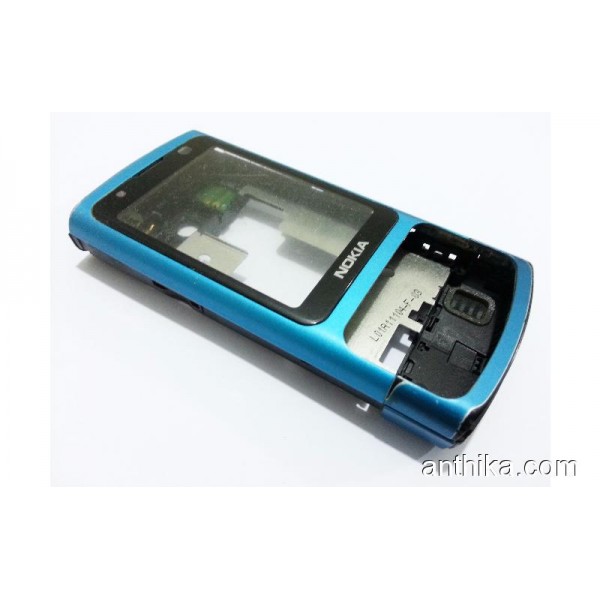 Nokia 6700 Slide Orjinal Kasa Kapak Blue-2